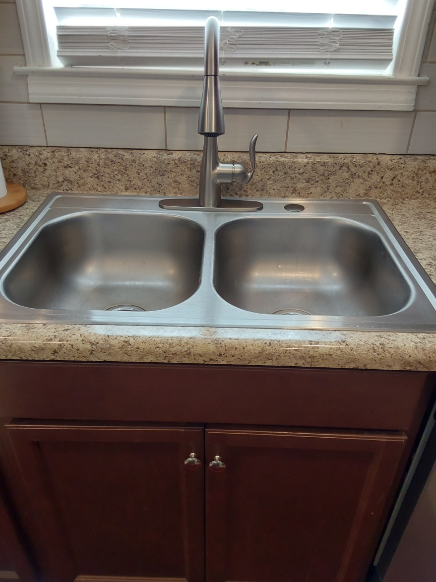 KITCHEN SINK FAUCET INSTALL  AFTER